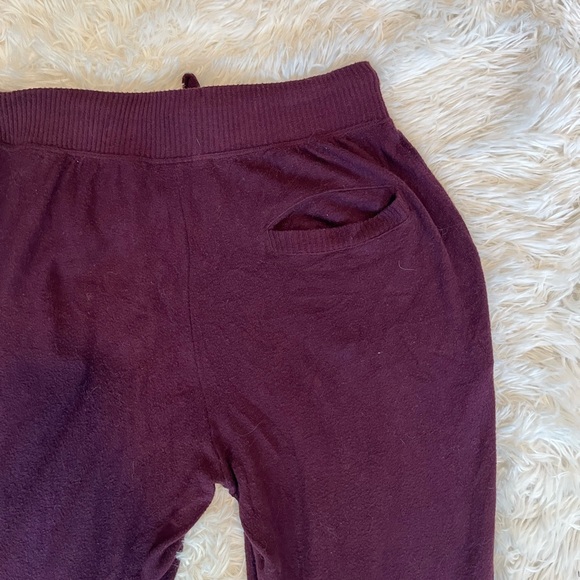 Saturday Sunday Anthropologie Joggers Purple Lounge Sweatpants Plum Suha small - Picture 9 of 9